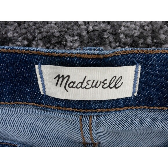 Madewell Jeans Womens  30x28.5 (Tag 28) Blue 10" High Rise Skinny Stretch Denim - Picture 3 of 13